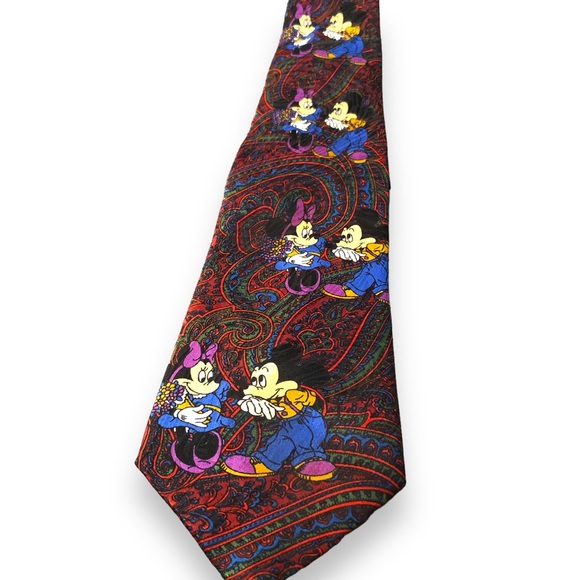 Disney Mickey Mouse Vintage Paisley Tie - Picture 4 of 8
